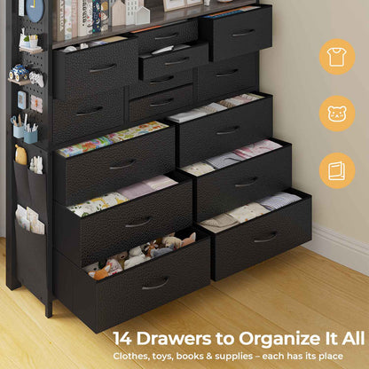 ADORNEVE Loft Bed with Desk Storage Drawers and Power Outlet Metal Twin Loft Bed with LED Lights and Safety Guardrail