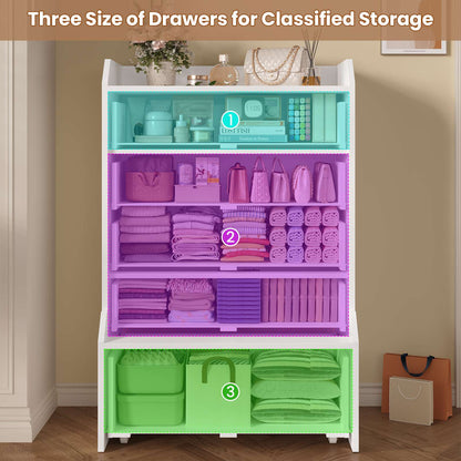 ADORNEVE 5 Drawer Dresser for Bedroom Large Vertical Tall Chest of Drawers for Living Room Hallway Closet