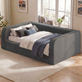 ADORNEVE Twin Size Upholstery Daybed with Soft Rounded Corners 4.7" Fully Cushioned Cloud Bed for Bedroom Living Room Guest Room
