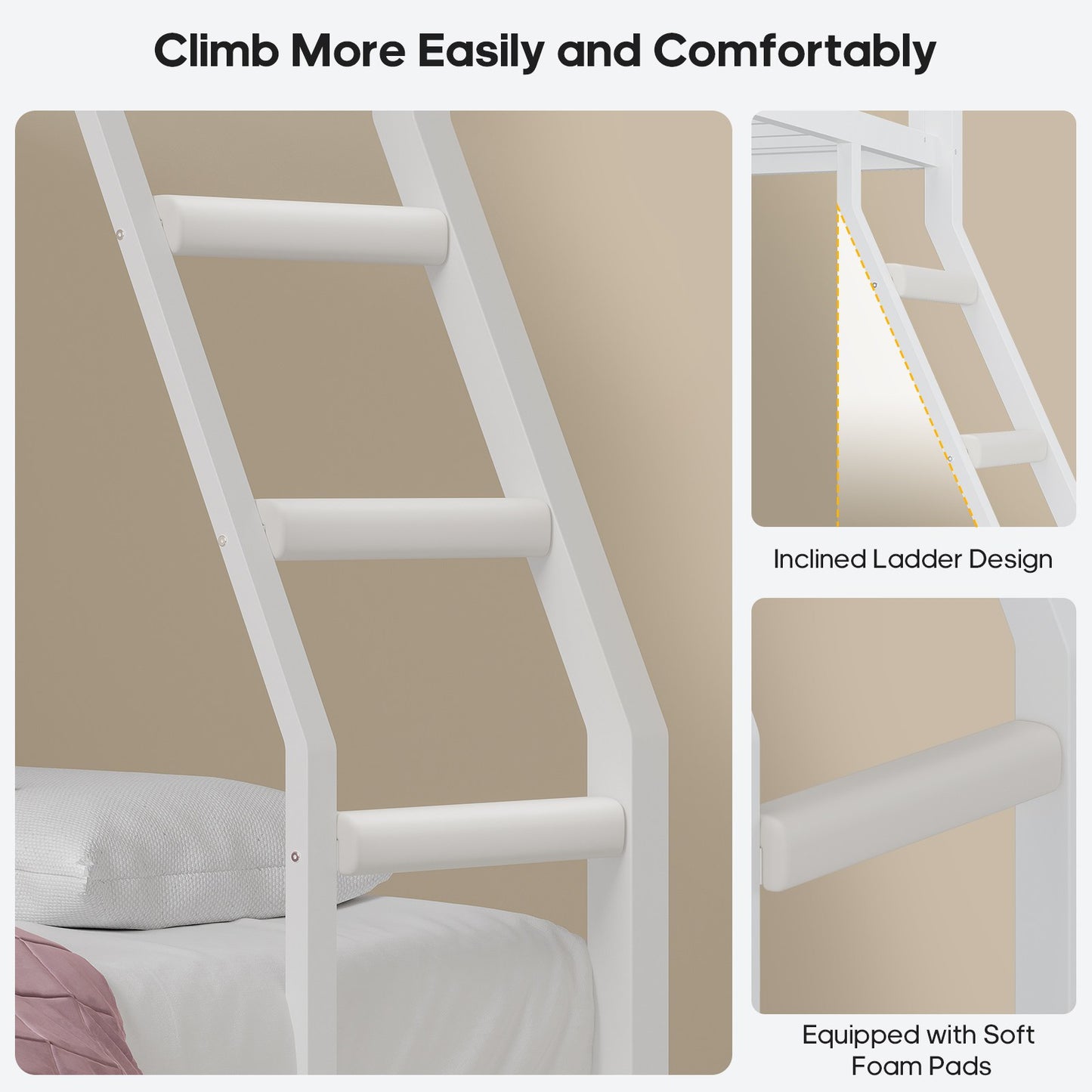 ADORNEVE | Bunk Bed Twin Over Twin with Charging Station and 4 Drawers Bunk Beds with Shelves and Metal Grid Panel Bunk Beds with Safety Guardrail and Slanted Ladder